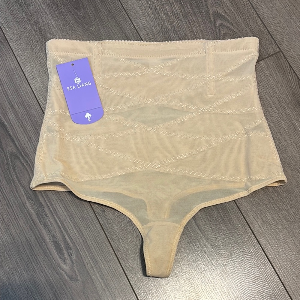 Esa Liang Beige High-Waisted Shapewear